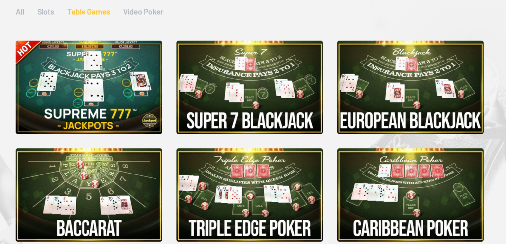 Betsoft igre za stolom
