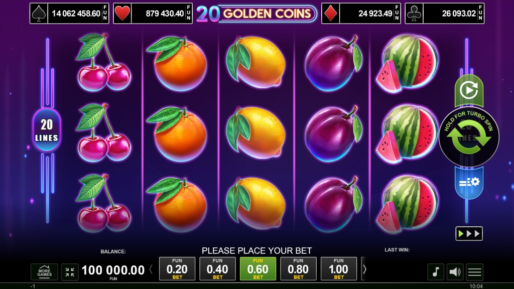 20 Golden Coins Slot