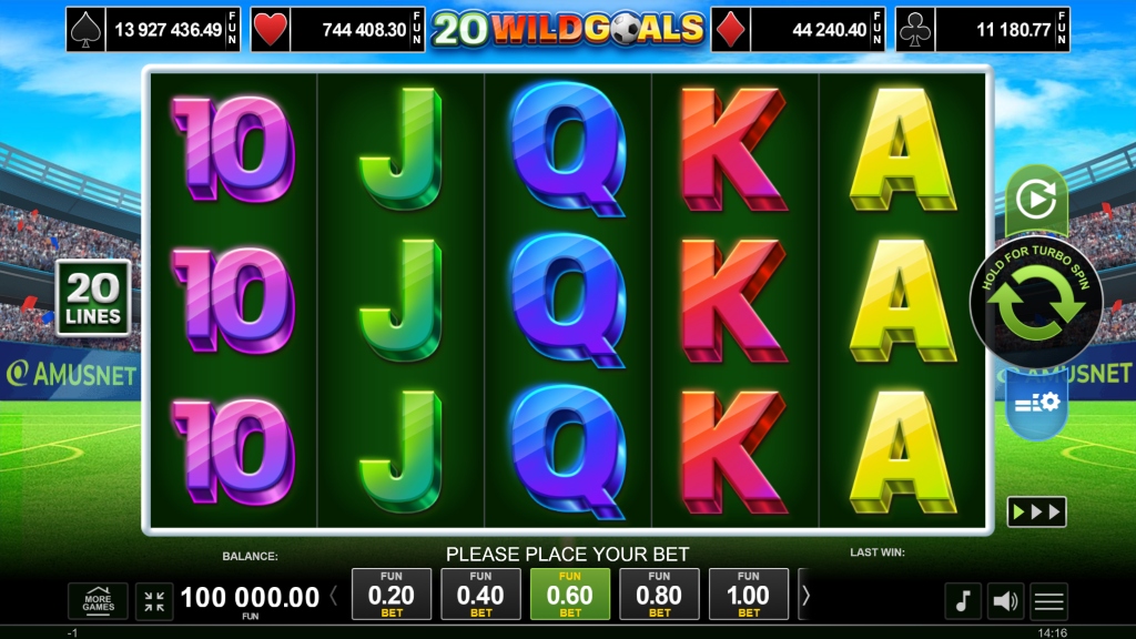 20 Wild Goals Slot