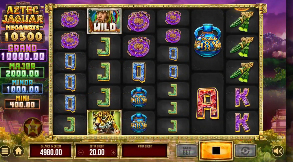 Aztec jaguar megaways slot