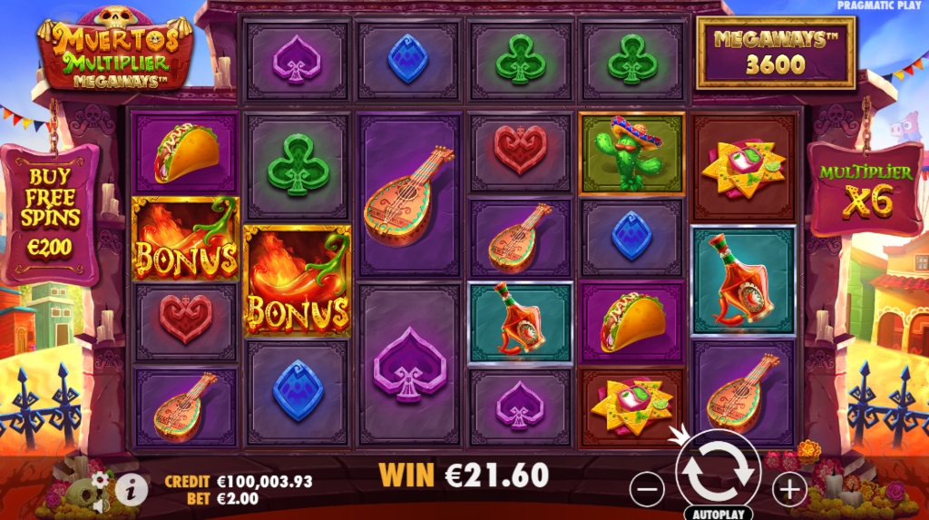 Muertos Multiplier Megaways Slot