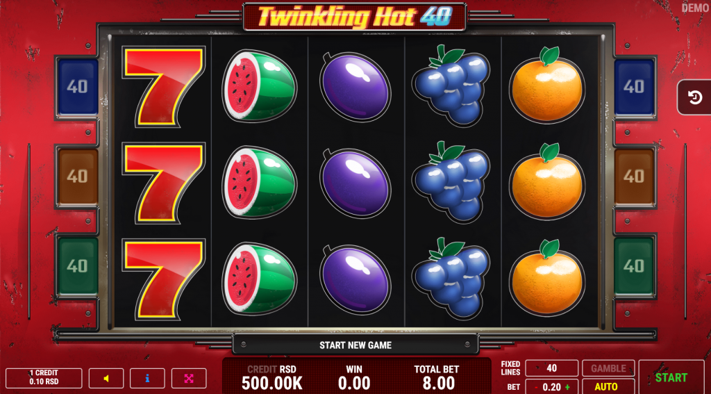 Twinkling Hot 40 Slot