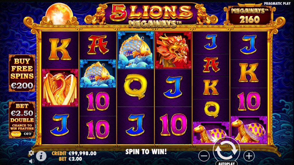5 Lions Megaways Slot