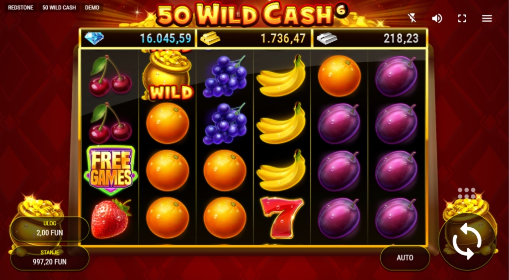 50 Wild Cash Slot
